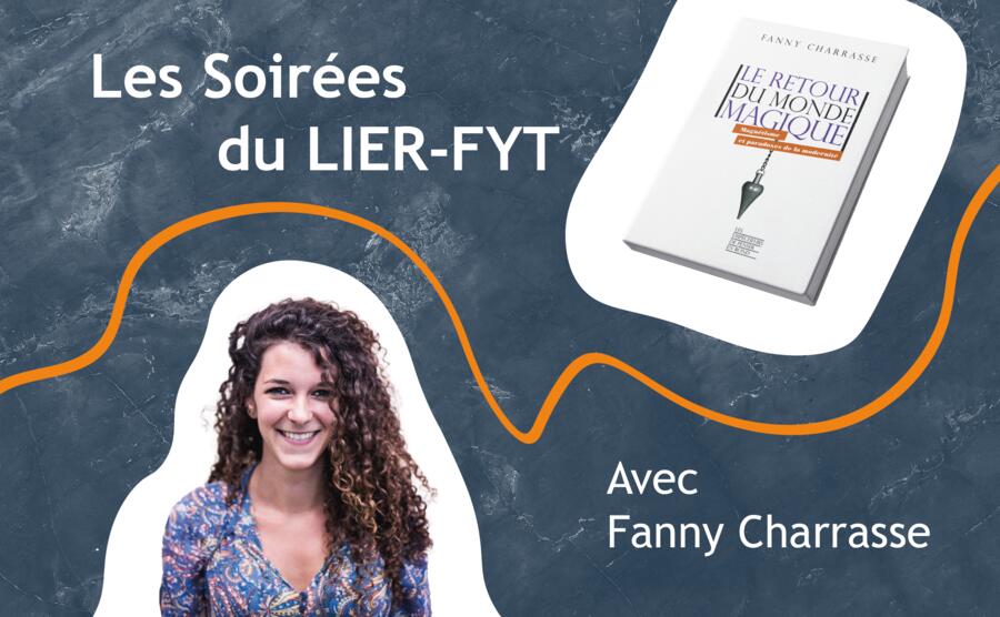 Les Soirées du LIER-FYT : discussion avec Fanny Charrasse